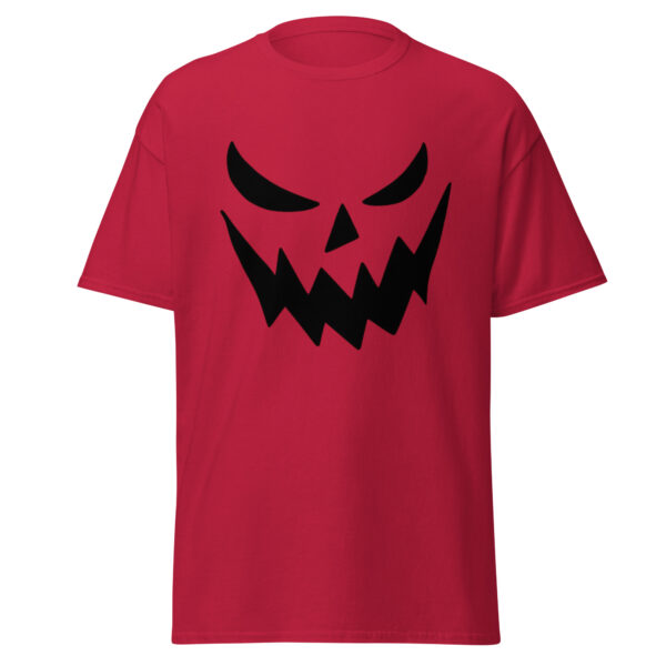 Halloween Pumpkin Face T-Shirt Funny Jack-O'-Lantern Tee for Spooky Celebrations - Image 2