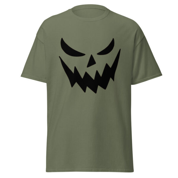 Halloween Pumpkin Face T-Shirt Funny Jack-O'-Lantern Tee for Spooky Celebrations - Image 3