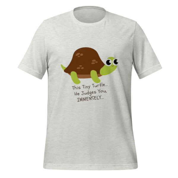 Tiny Turtle Judging You - Hilarious Gift for Animal Lovers t-shirt