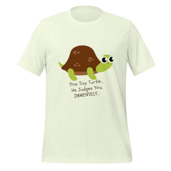 Tiny Turtle Judging You - Hilarious Gift for Animal Lovers t-shirt - Image 2